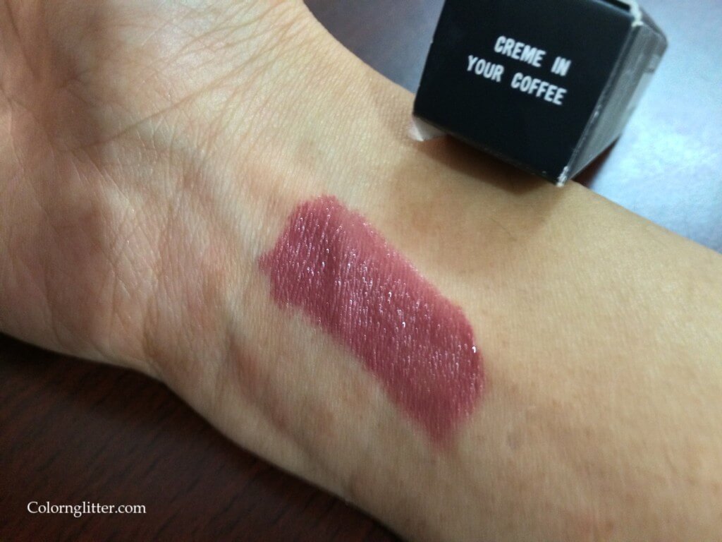 MAC Creme In Your Coffee Swatch