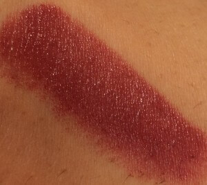Swatch of Clinique Long Last Lipstick -Chocolate Raspberry #45