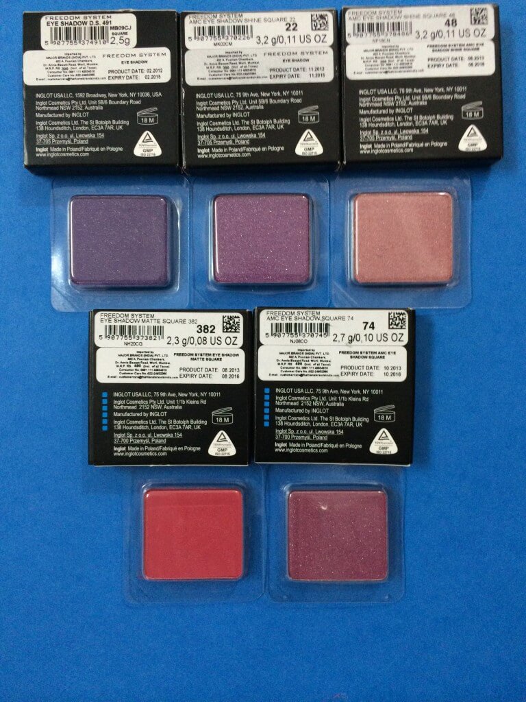 The Eye Shadow Pans