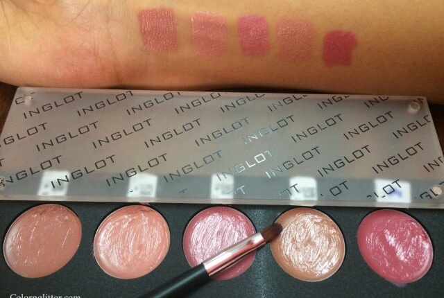 My Nude and Neutral Lipstick Palette from the Inglot Freedom System