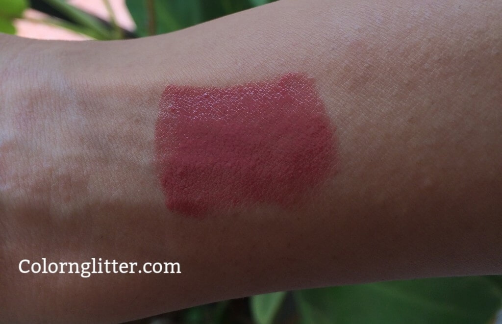 Swatch Of Clarins Joli Rouge Lipstick #705 Soft Berry