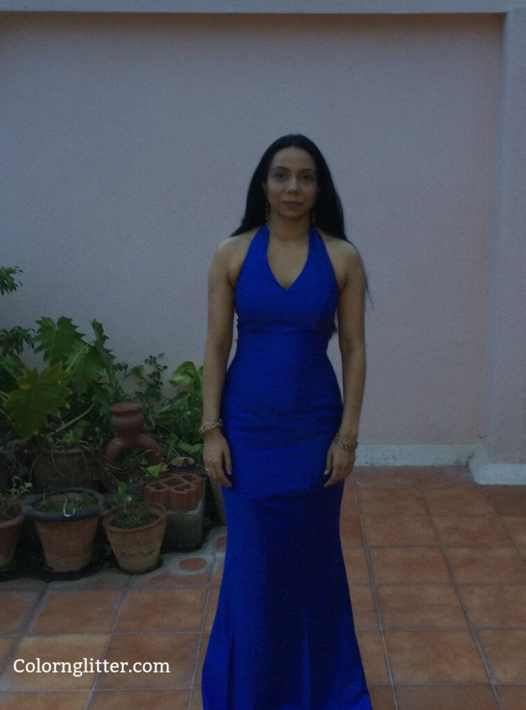 Cobalt Blue Gown