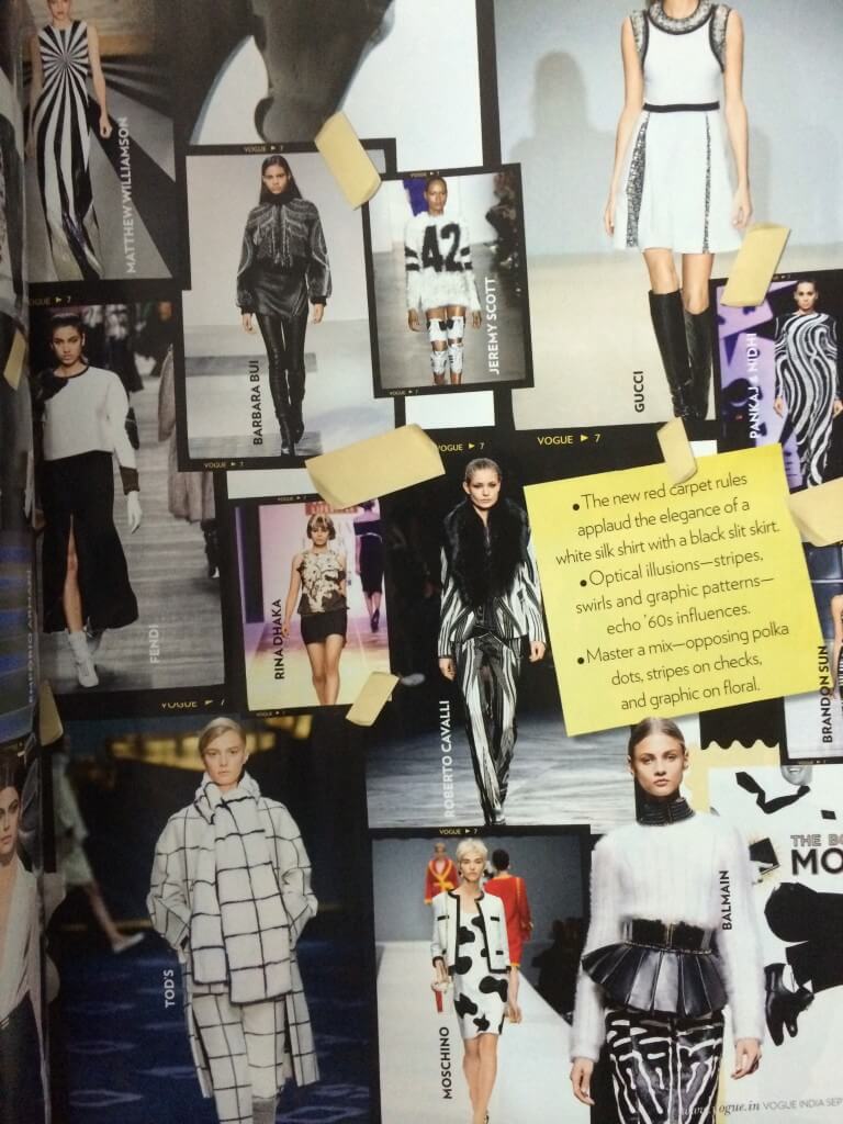 Inspiration On The Monochrome Palette - Page 246, September Edition Of Vouge India