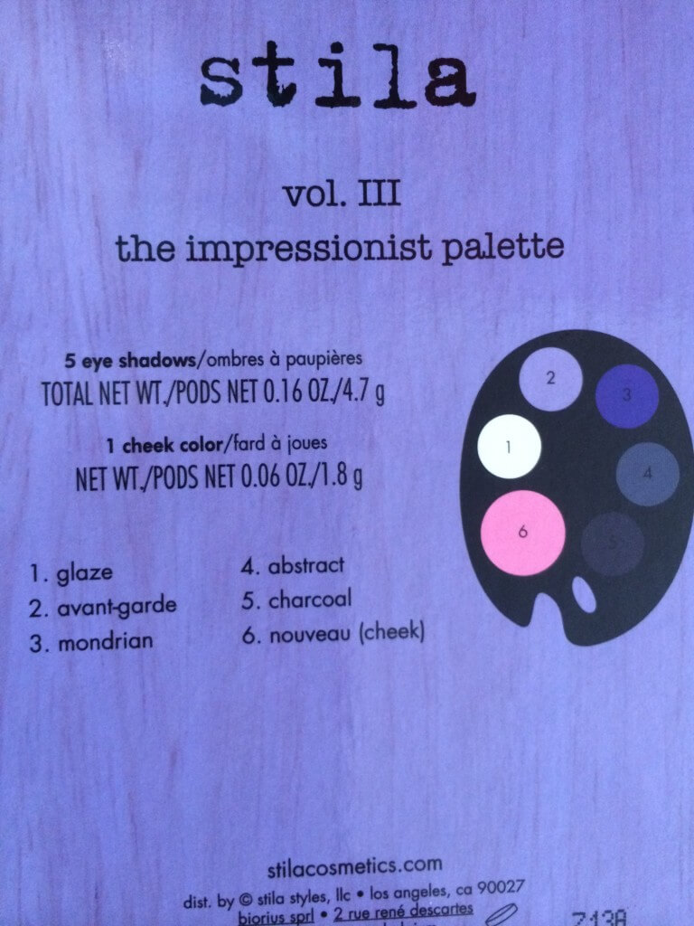 The Modernist Palette - PS There's a printing mistake so in the picture the name of the palette reads as Impressionist though it actually is Modernist