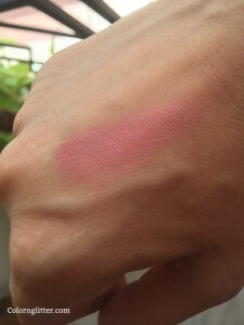 Swatch of Inglot AMC Face Blush #58