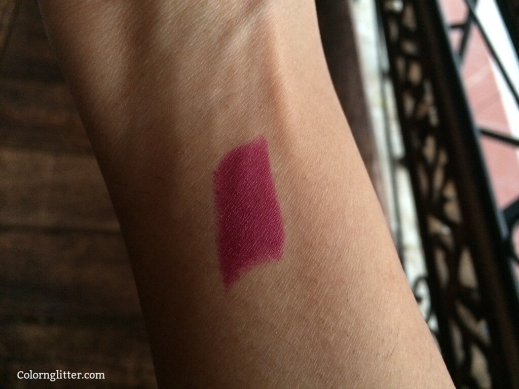 Swatch Of MAC Rebel Lipstick