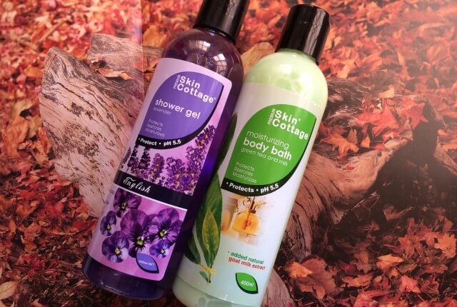 The Lavender Shower Gel and Green Tea Moisturising Bath from Skin Cottage