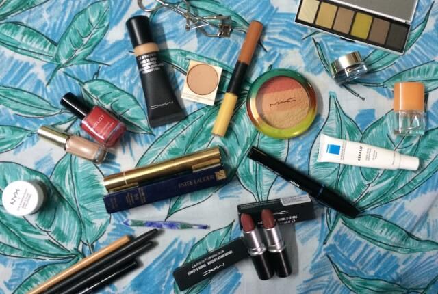 My Travel and Vacation Makeup Products